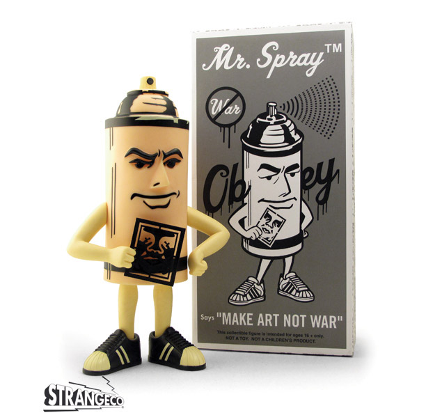 Shepard Fairey "Mr. Spray" by STRANGEco