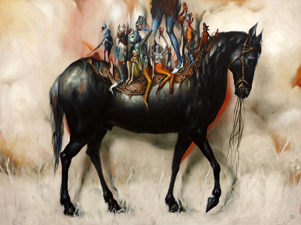 Esao Andrews "Solid Void" at Jonathan LeVine Gallery