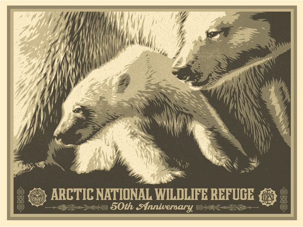 Shepard Fairey "Arctic 50th Anniversary Print"