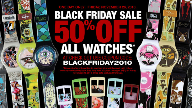 Vannen Art Watches 50% off