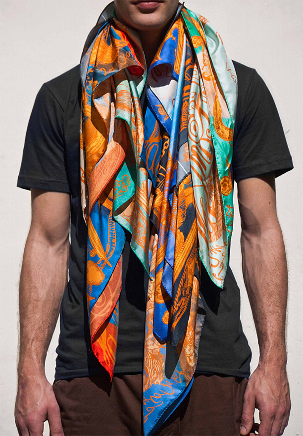 Kanye West, George Condo, m/m (paris) Collector's Silk Scarves