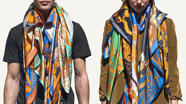 Kanye West, George Condo, m/m (paris) Collector's Silk Scarves